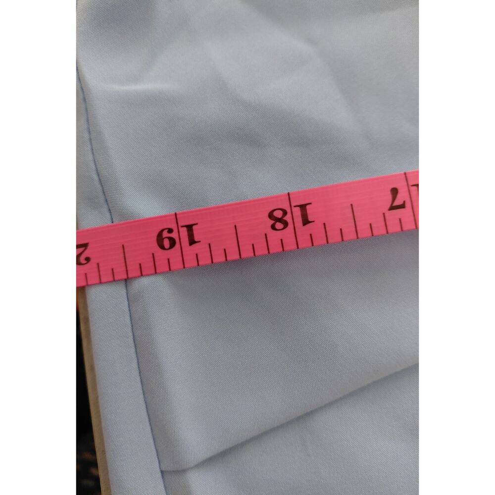 NWT Aureliennes Light Blue Tie-Waist Shirt Oversized Size XS/S Tailored Minimal - Picture 14 of 15